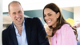 Prince William and Catherine, Princess of Wales during a visit to Abaco on March 26, 2022