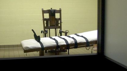 An execution chamber in a US prison