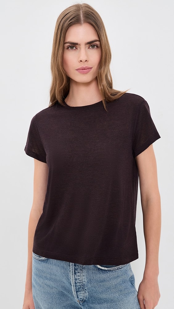 Long Line Adine Tee - Ristretto