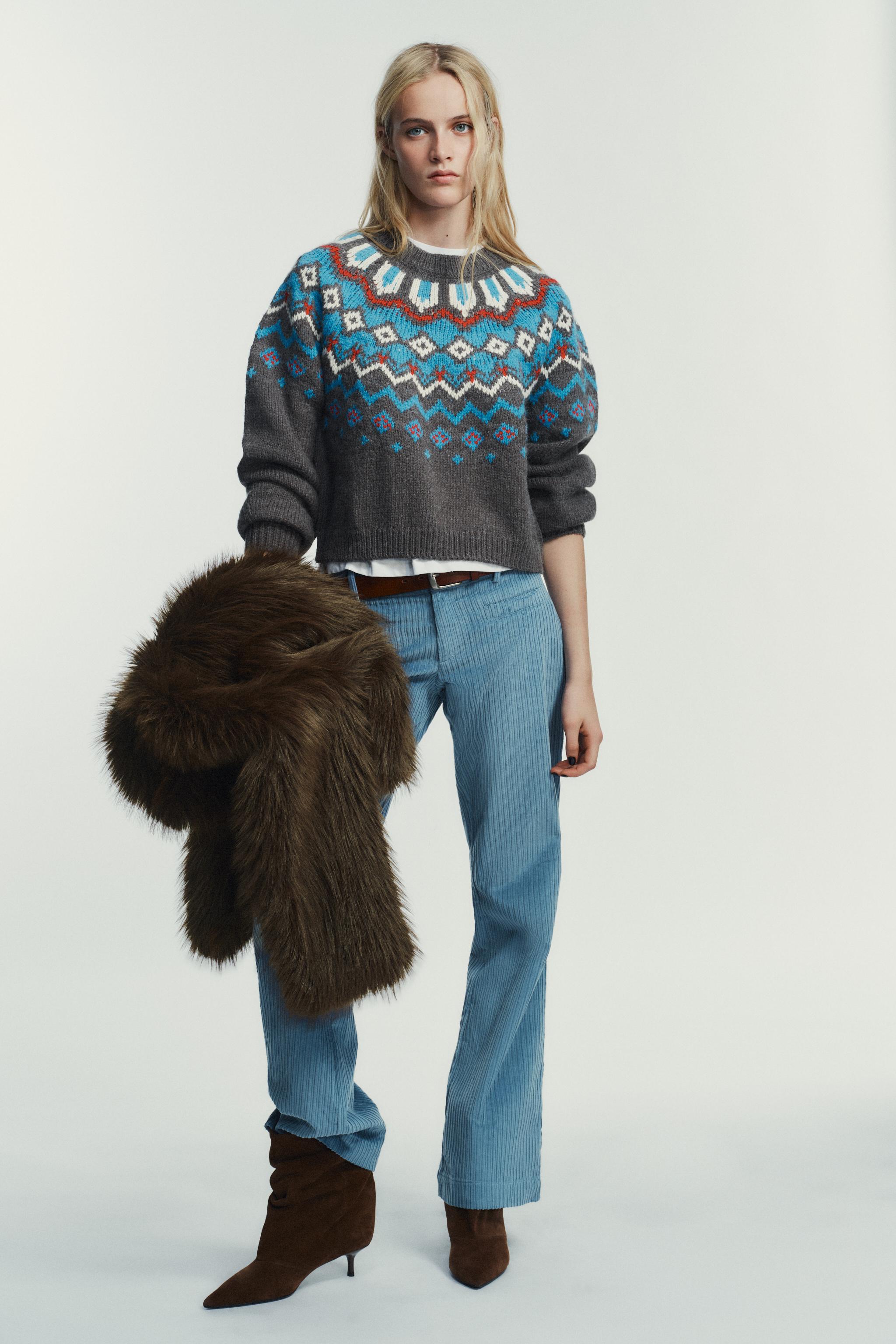 Jacquard Knit Jumper