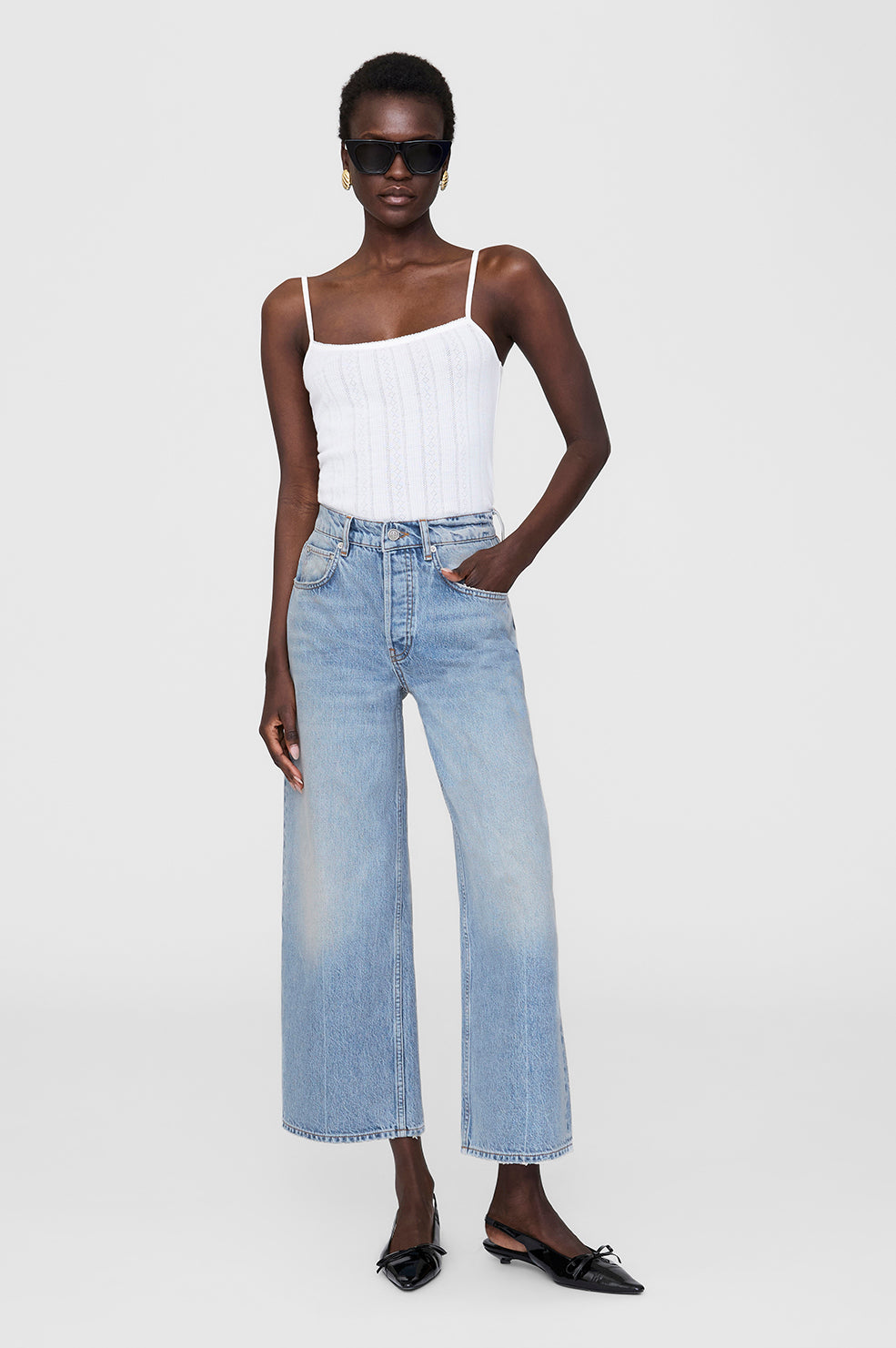 Pia Cami Tank - Off White
