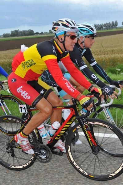 Belgian champion Philippe Gilbert (Omega Pharma-Lotto)