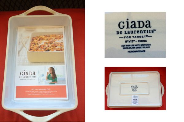 recall, Target, Giada De Laurentiis, ceramic lasagna pan