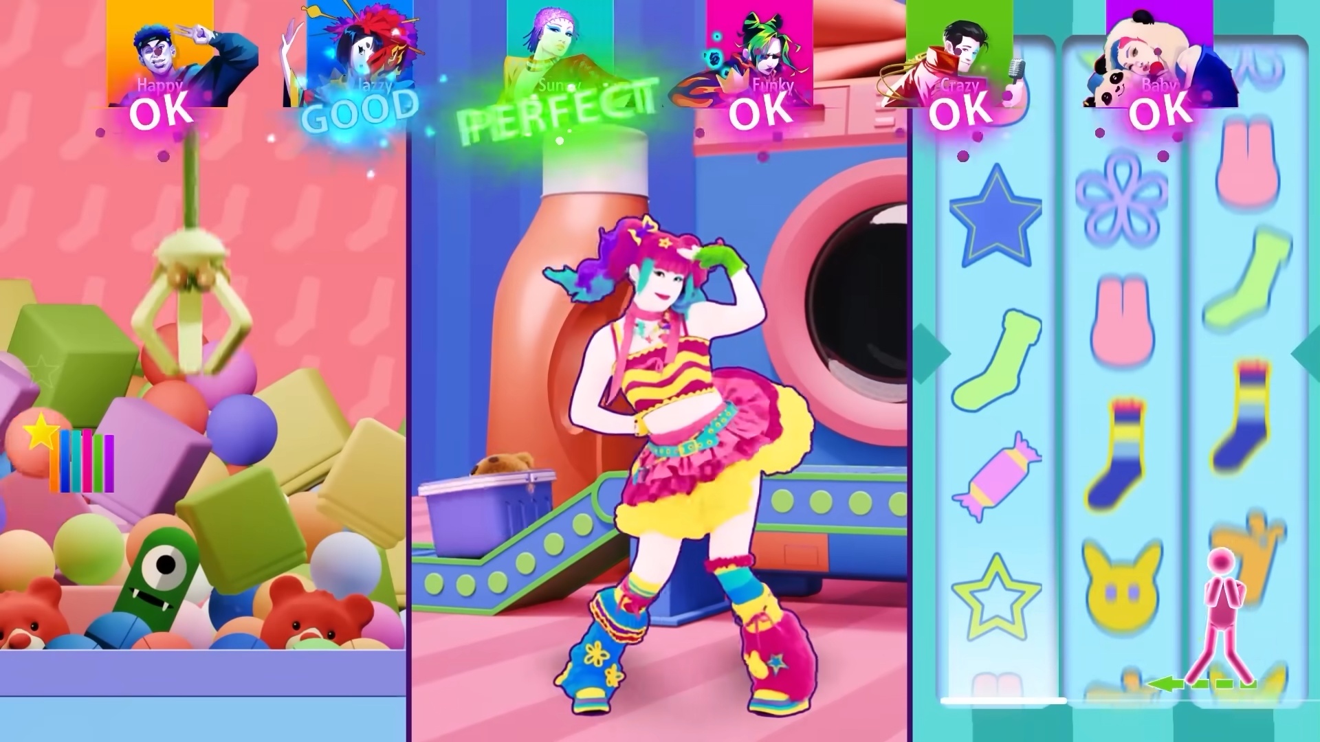 A Just Dance 2026 Edition gameplay screenshot.