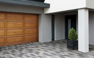 Bradstone block-paved driveway