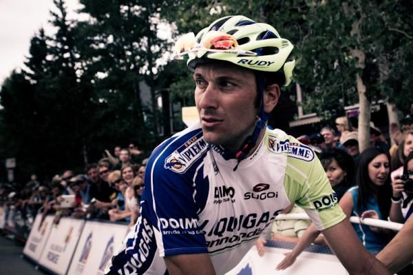 Ivan Basso (Liquigas-Cannondale) after a long day in the break.