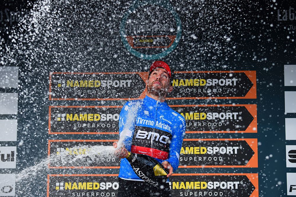Patrick Bevin (BMC) leads Tirreno-Adriatico