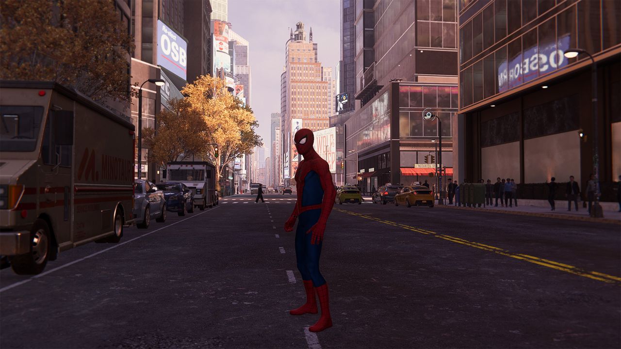 Spider-Man Remastered settings quality comparison