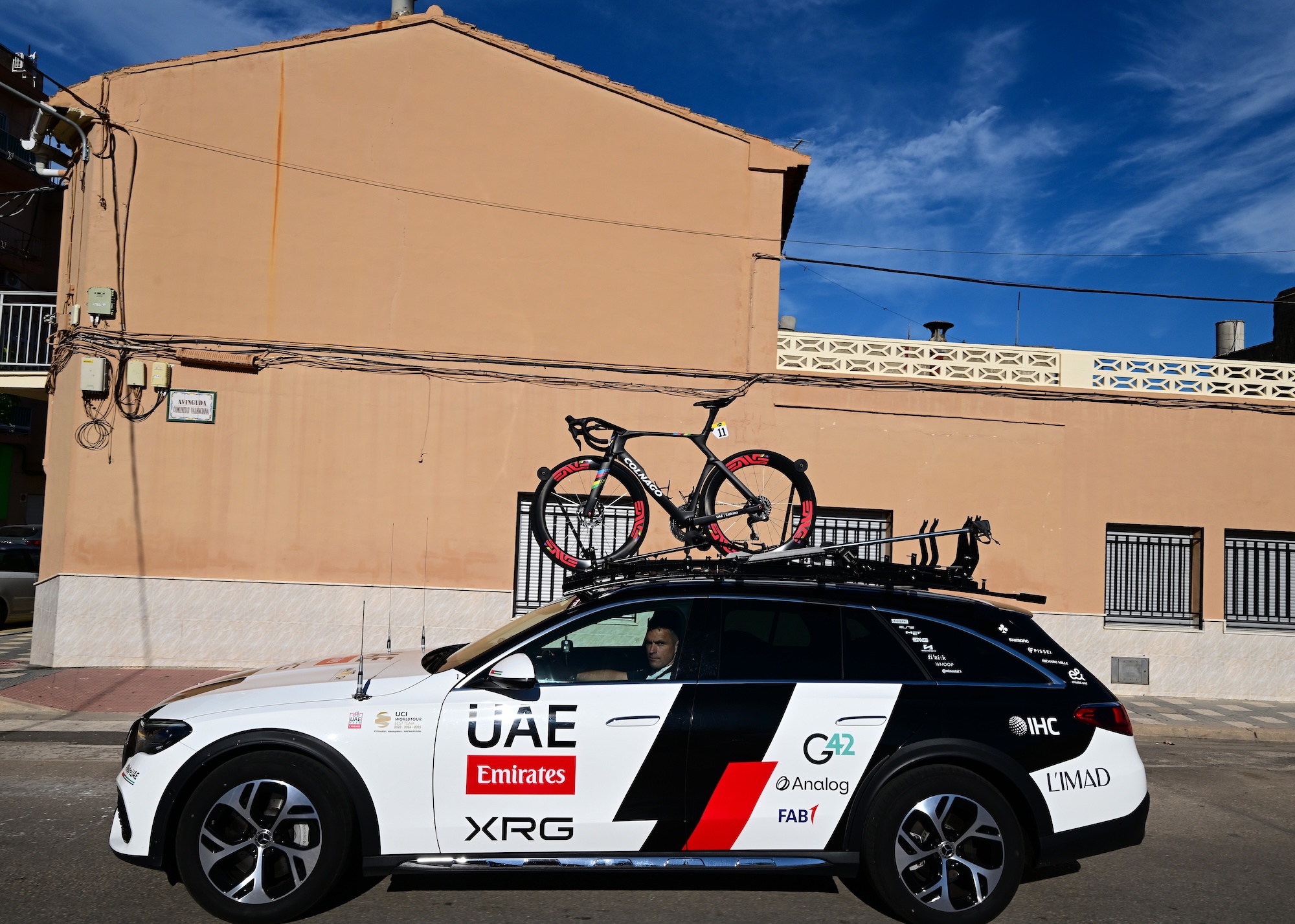 UAE Team Emirates-XRG DS was fined for irregular feeding on stage 9