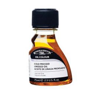 Product shot of Winsor & Newton Cold Pressed Linseed Oil, one of the best art supplies