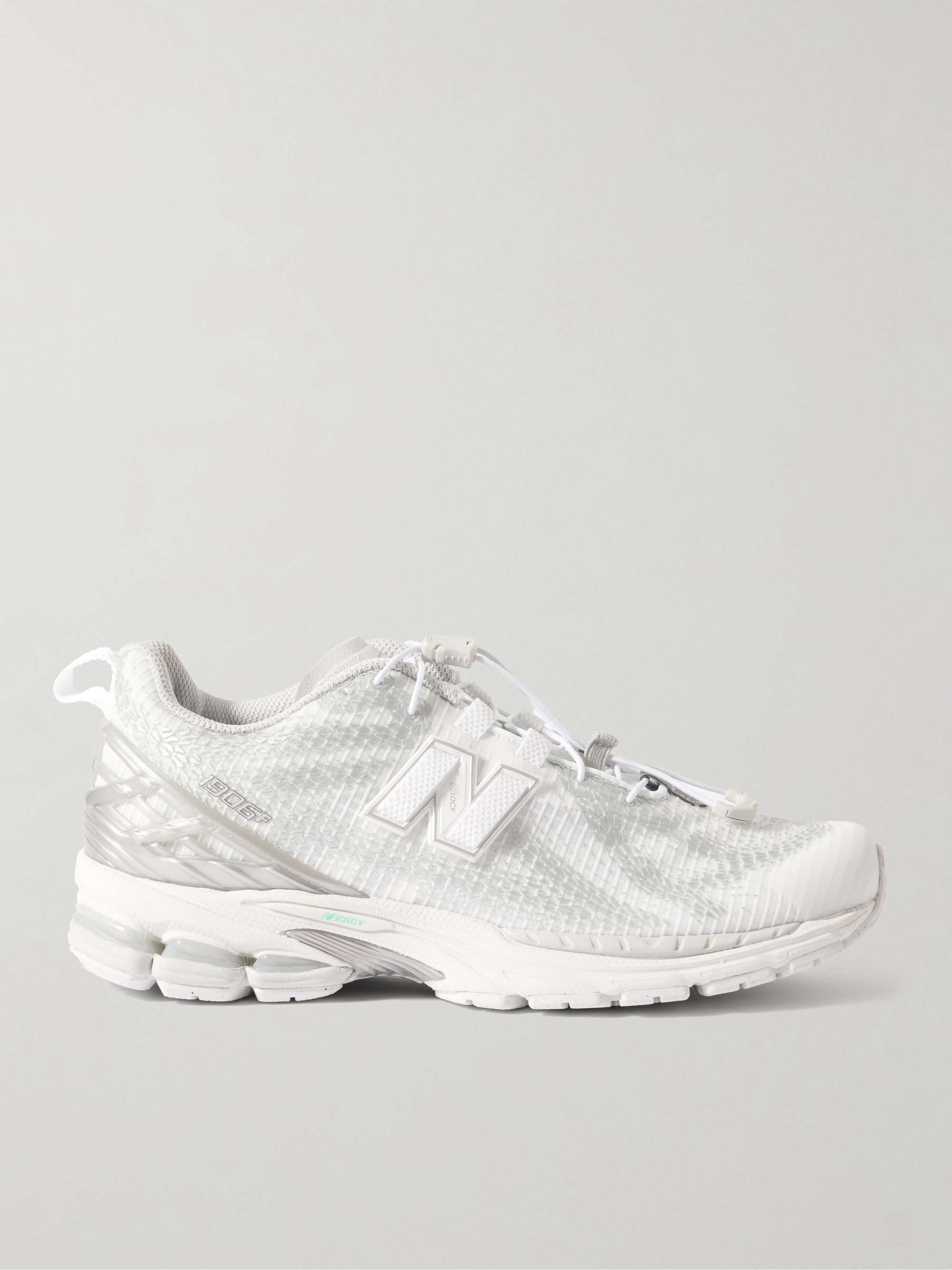 1906 Metallic Rubber-Trimmed Mesh Sneakers