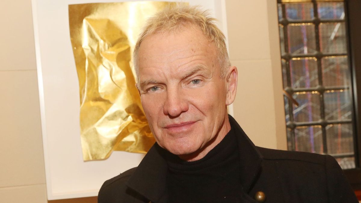 Sting's living room accessories bring a brightening and stylish twist to his quiet luxury space