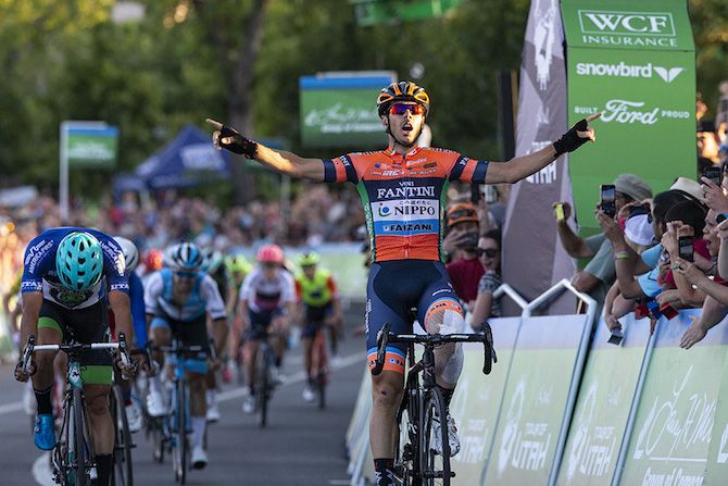 Marco Canola (Nippo-Vini Fantini-Faizane) wins stage 4 of the 2019 Tour of Utah