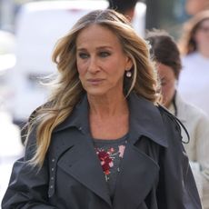 Sarah Jessica Parker wearing comfy Ugg footwear in Paris