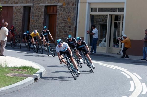 Team Sky's Edvald Boasson Hagen keeps the race together