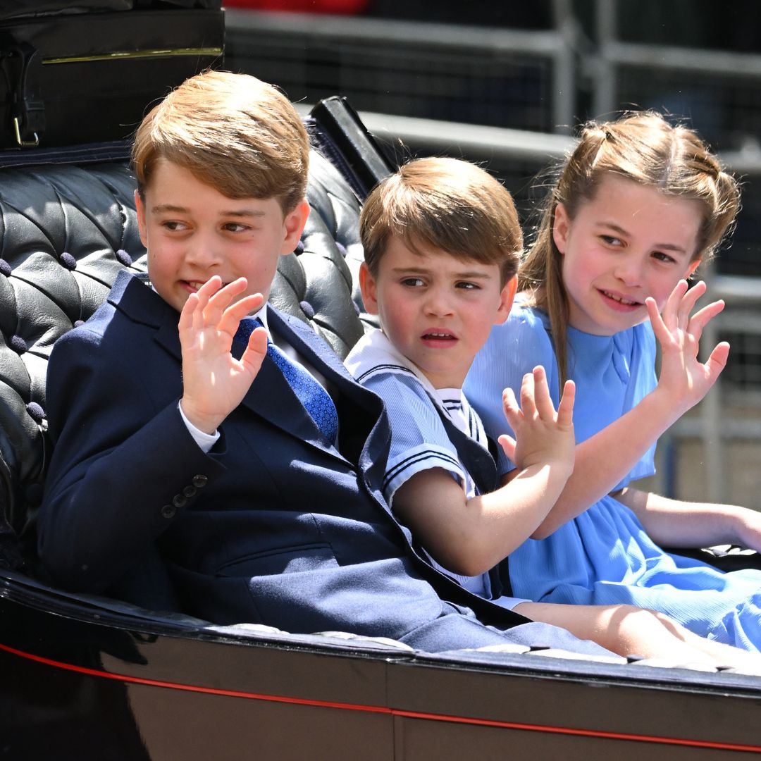  George, Charlotte and Louis are learning 