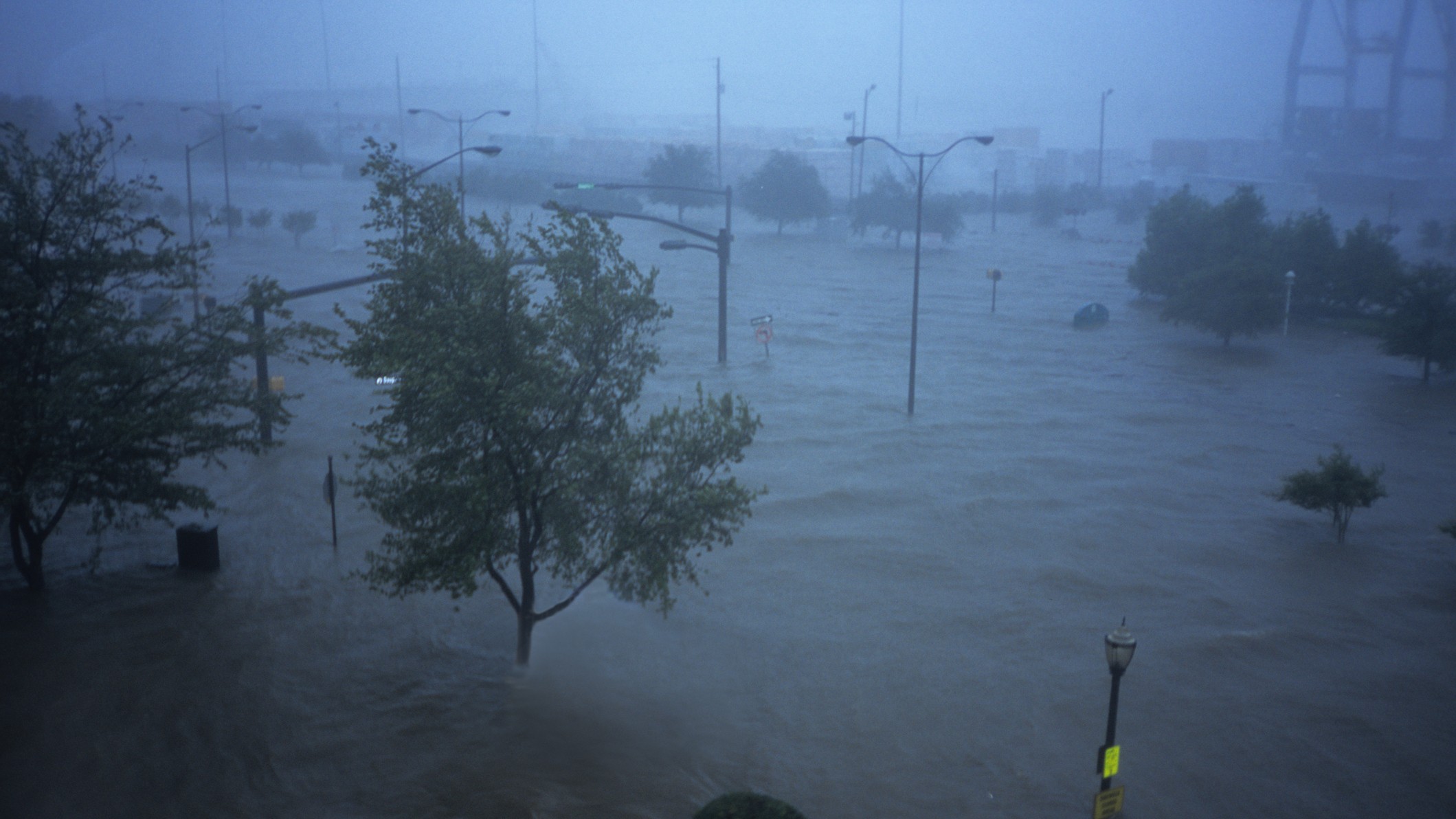 Flooding in Alabama after Hurricane Katrina.