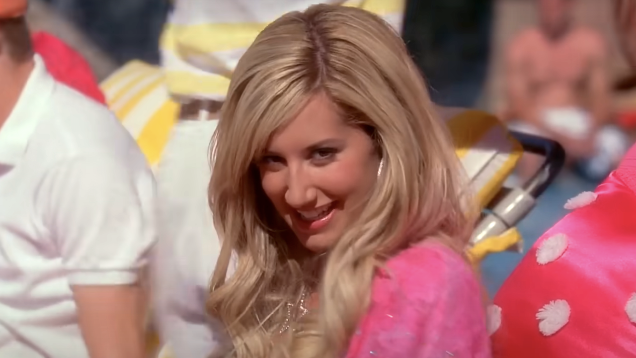 ashley tisdale in the &quot;fabulous&quot; video for high school musical 2
