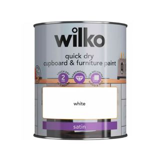 wilko cupboard paint with white background