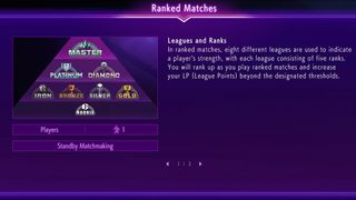 Street Fighter 6 Battle Hub ranks menu showing Rookie level to Master level