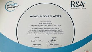 The Women in Golf Charter should be compulsory for every club
