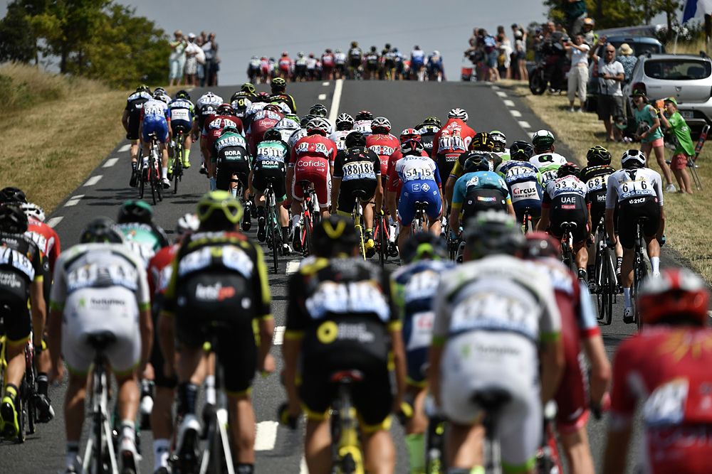 Echelons at the Tour de France