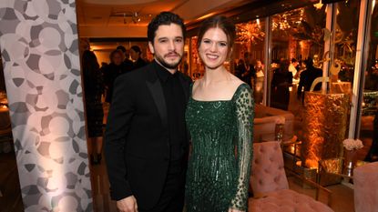 Kit Harington and Rose Leslie attend HBO's Official 2020 Golden Globe Awards After Party on January 05, 2020 in Los Angeles, California