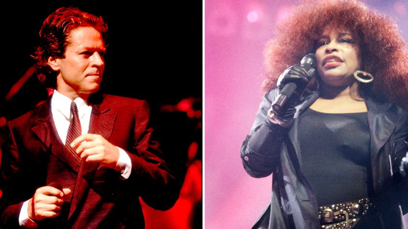 Robert Palmer and Chaka Khan composite image