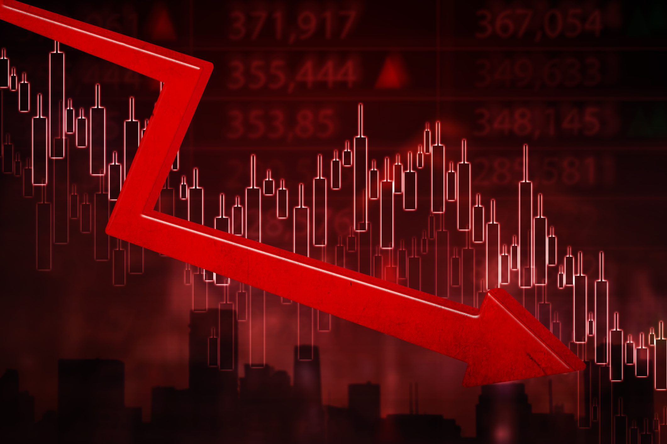 us stocks down third straight day