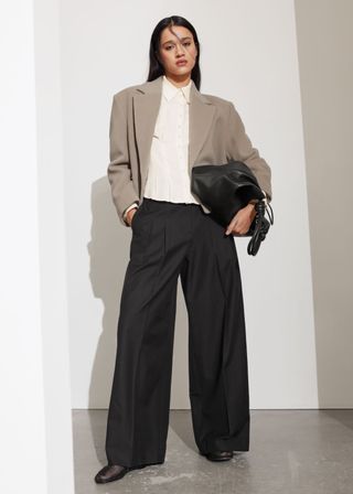 Wide Tailored Trousers