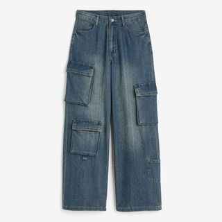H&M wide cargo jeans