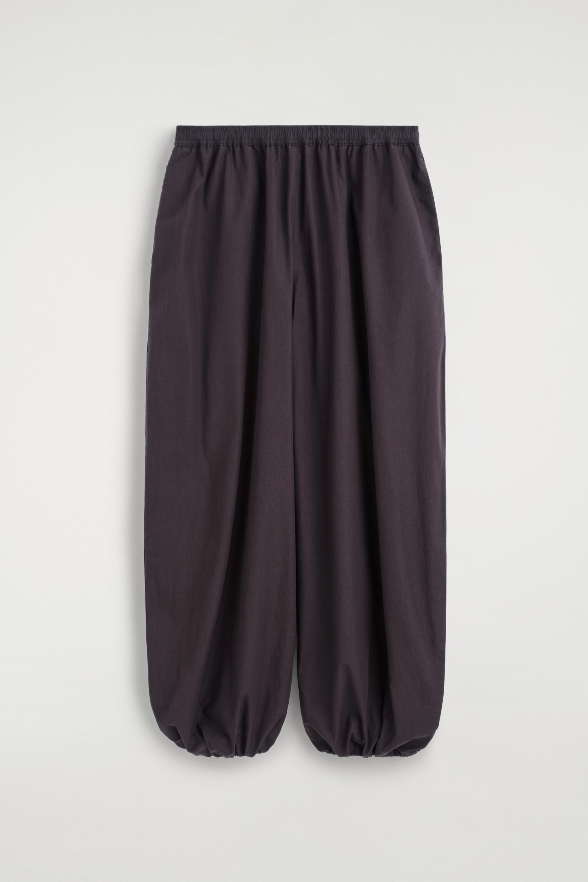 Fluid Cotton Balloon Pants