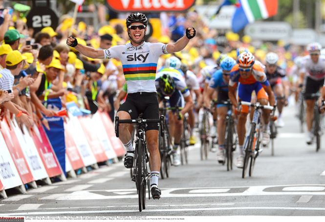 World champion Cavendish notches another stage victory in 2012