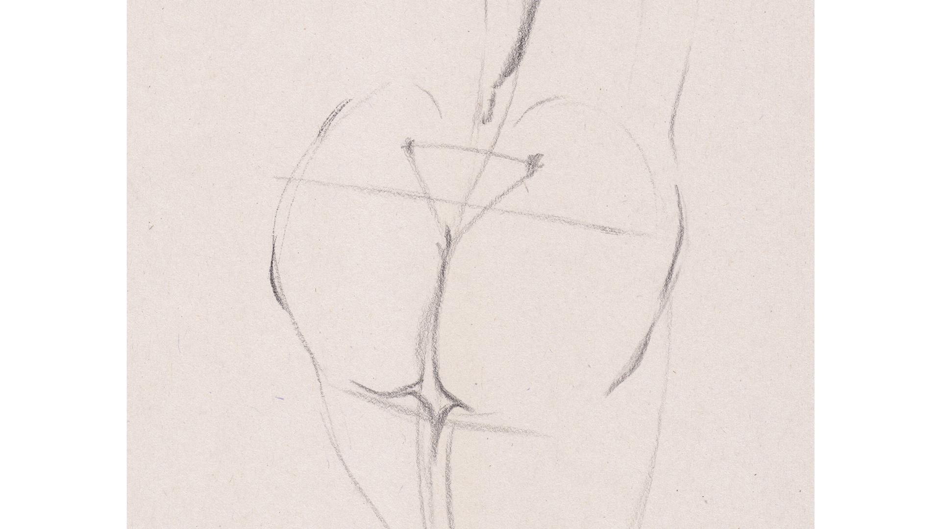 how to draw hips, bottom and genitalia 
