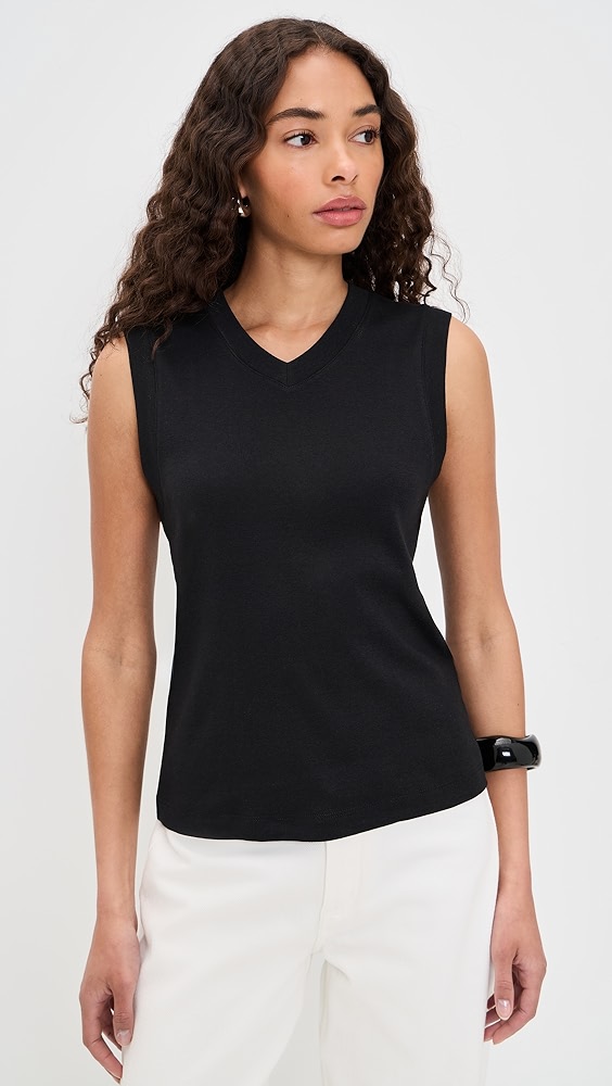 High V Shell Tank - Black