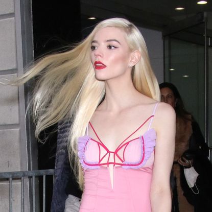 Anya Taylor-Joy is seen on November 15, 2022 in New York City.