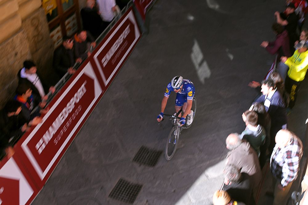 Petr Vakoc finishes strade Bianche