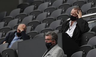 Newcastle owner Mike Ashley was there to watch the Brighton defeat