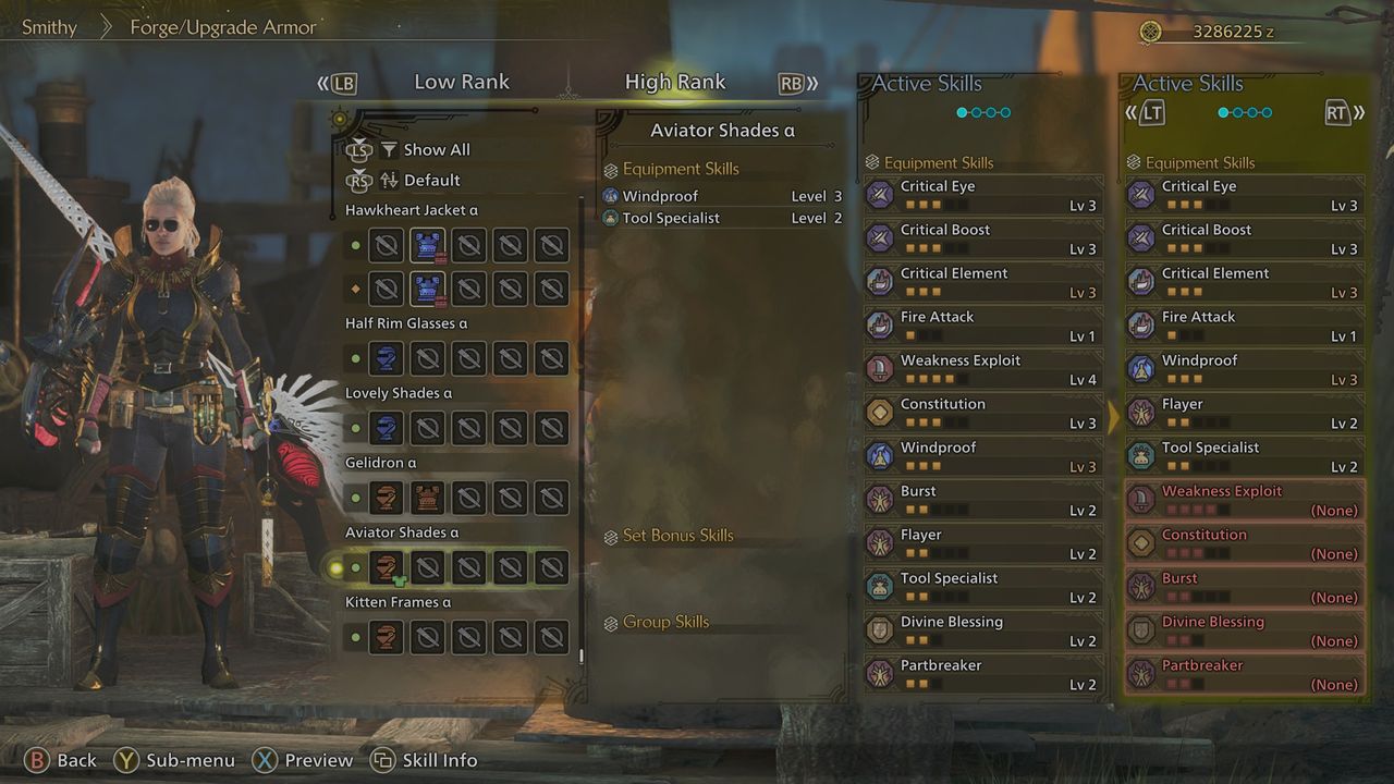 Monster Hunter Wilds Dreamspell armor - Aviators