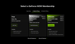 Image showcasing Nvidia's new Performance tier GeForce Now membership