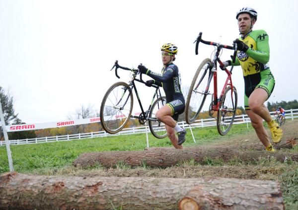 Joshua Lehmann (Pedro's) and Michael Jenks (Highland Park Hermes p/b Kim's Bike Shop).
