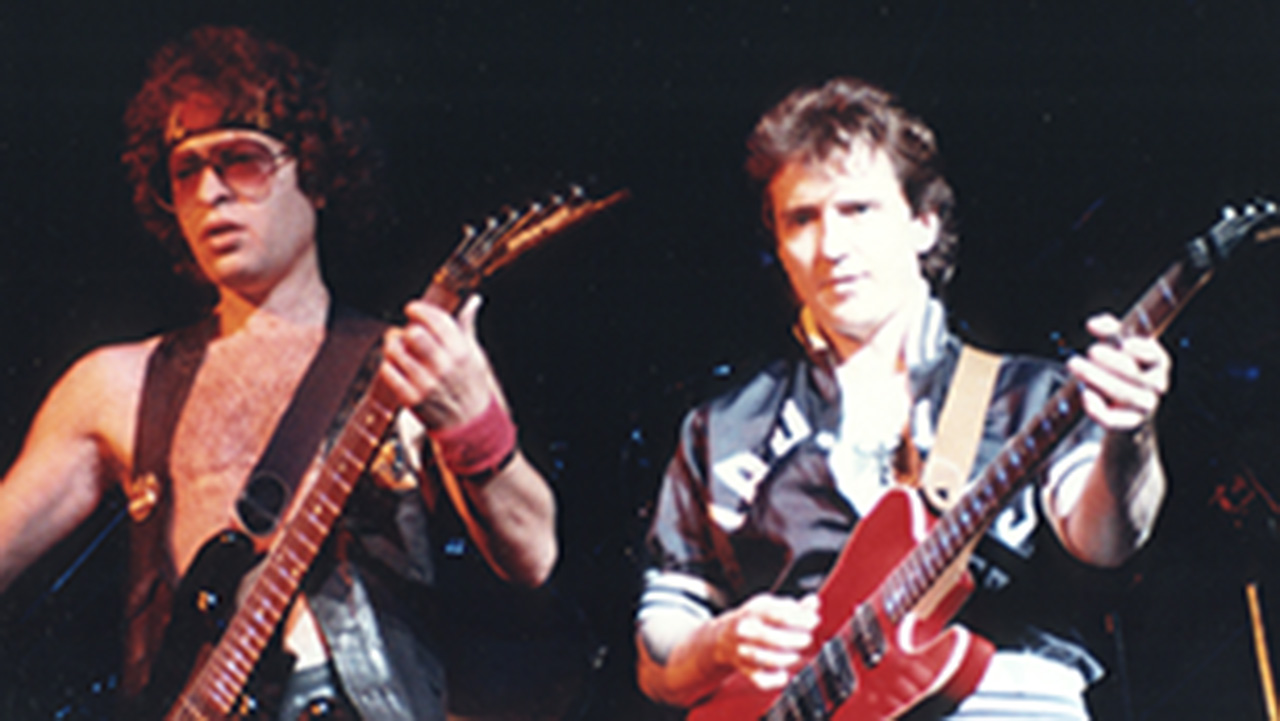 Blue Oyster Cult&amp;rsquo;s Eric Bloom and Donald &amp;lsquo;Buck Dharma&amp;rsquo; Roeser in 1986