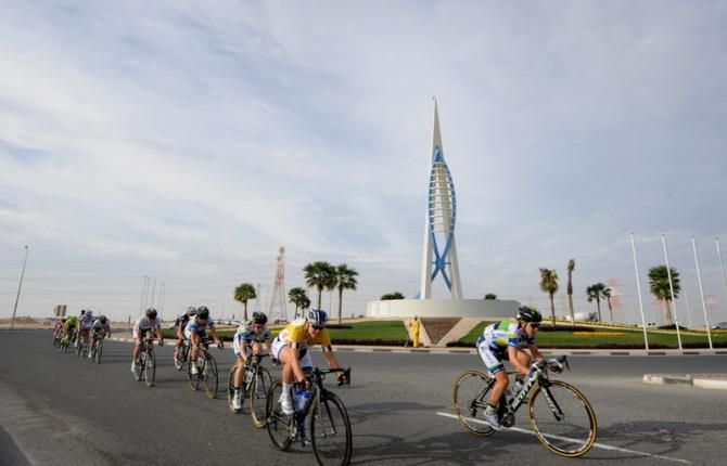 Race leader Chloe Hosking (Hitec Products UCK) was wise to the attacking moves of Orica-AIS