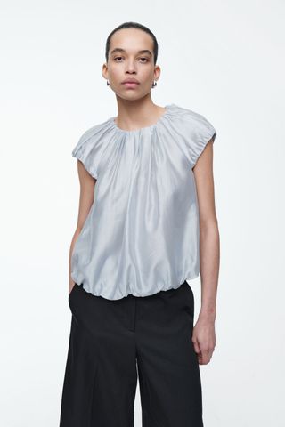 Voluminous Parachute Blouse