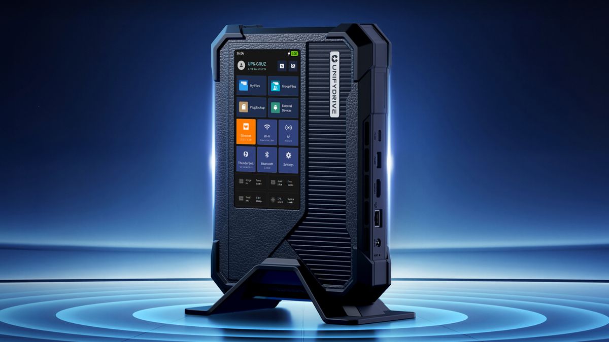 Rugged mobile NAS with an integrated tablet goes on sale for $1,599: UnifyDrive UP6 has a Core Ultra CPU, up to 96GB RAM, 10GbE LAN, support for eGPU and up to 48TB SSD storage