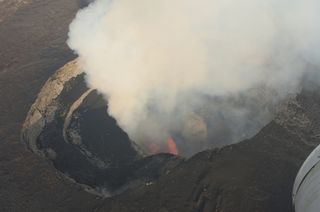 Nyamuragira lava lake