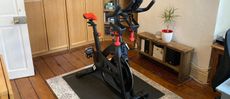 Bowflex C7 bike in living room