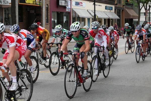 The pro women riding on stage nine.