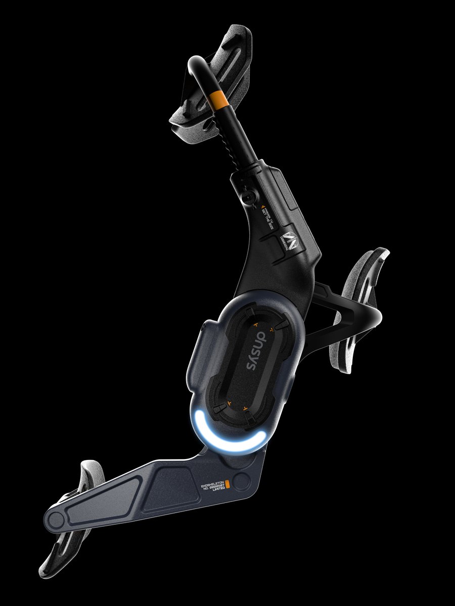 Promotional images of the Death Stranding 2 exoskeleton.