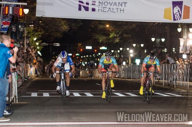Carlos Alzate gets the better of the SmartStop duo Shane Kline and Jure Kocjan